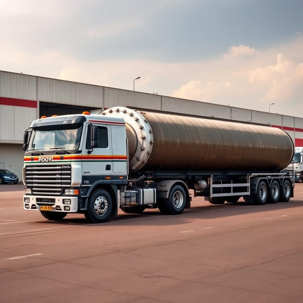 Tanker truck at Timstar logistics yard Rivers State
